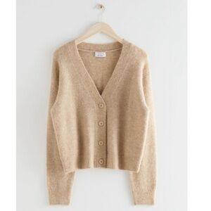 & Other Stories Tan Cardigan